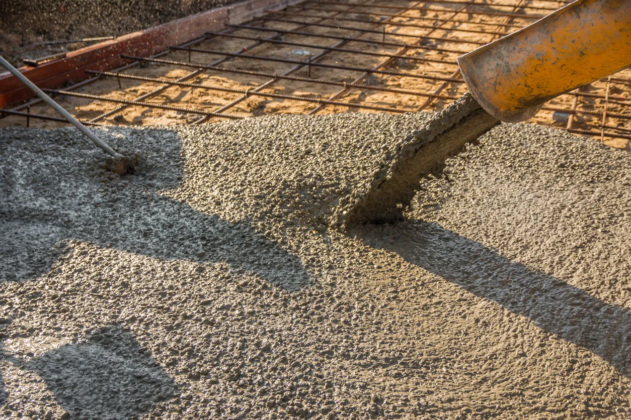 Ready-mixed concrete being poured | The Concrete Company
